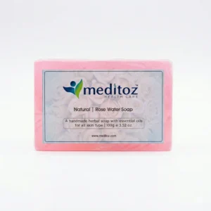 Rose Water Soap – Hydrating Herbal Bar for All Skin Types (100g)