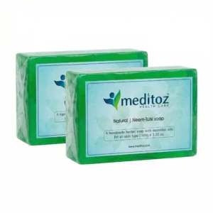 Neem-Tulsi Soap – Antibacterial & Toning Herbal Bar (2 x 100 g)